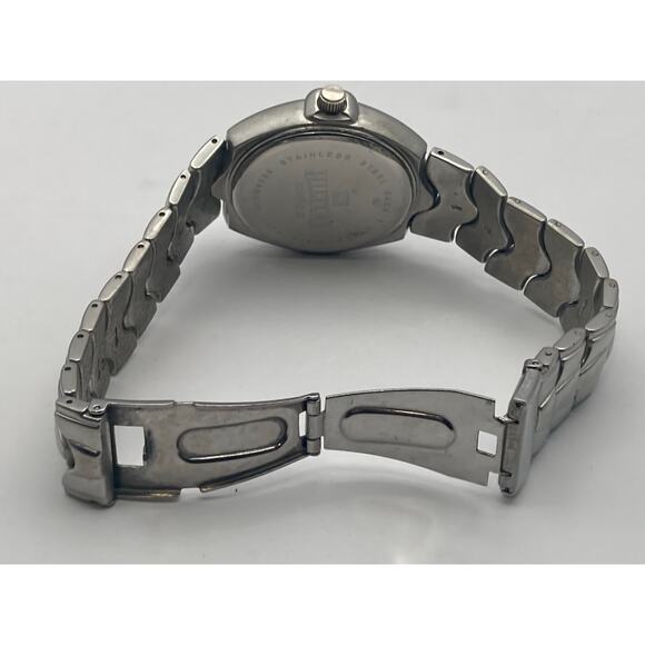 Swiss Hilton Men's Quartz Watch 39mm Date Time -Stainless Steel Band New Battery - Picture 6 of 8